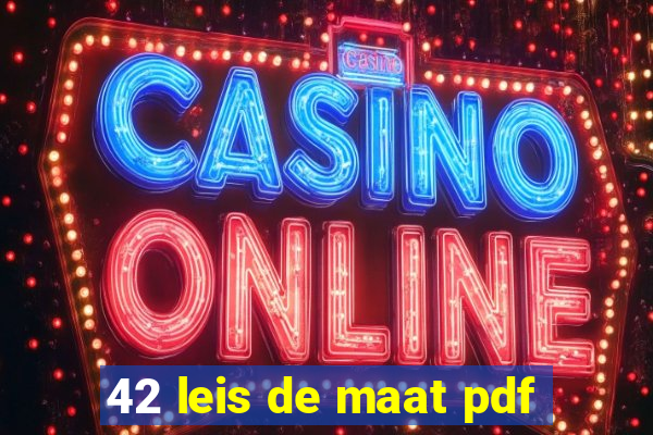 42 leis de maat pdf